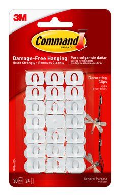 17026 Command(TM) Decorating Clips Curtain Rod Brackets, Decorative Curtains, Command Hooks, Twist And Shout, Light Clips, Utility Hooks, Hanger Hooks, Command Strips, Hanging Curtains