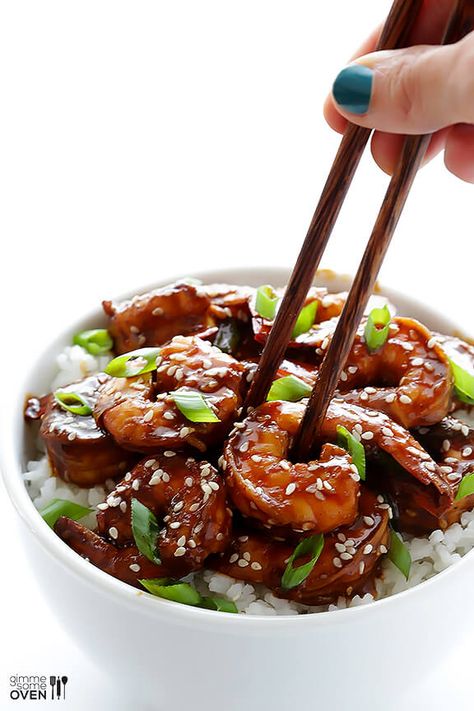 Easy Hoisin Shrimp | gimmesomeoven.com. Hoisin sauce, rice vinegar, soy sauce Hoisin Shrimp, Shrimp Recipes For Dinner, Gimme Some Oven, Shrimp Recipes Easy, Shrimp Dishes, Hoisin Sauce, How To Cook Shrimp, Asian Cooking, Seafood Dishes