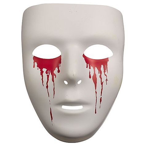 Mask Pfp, Halloween Hombre, Eyes Mask, Creepy Masks, Mascaras Halloween, Plastic Mask, Hallowen Ideas, Mask White, Spooky Costumes