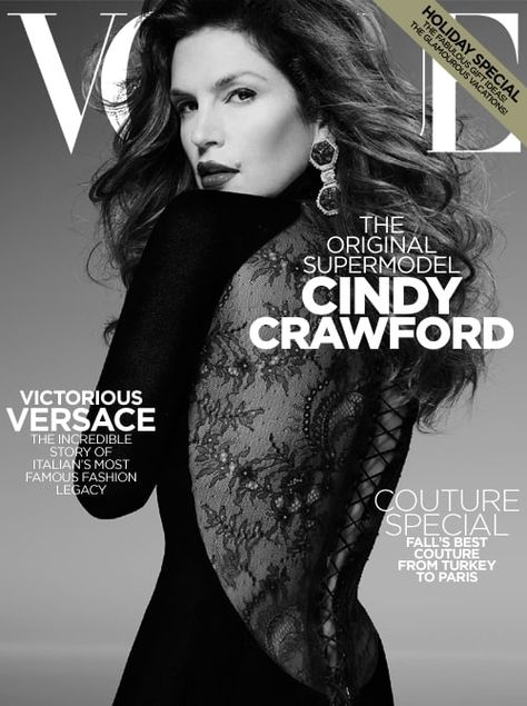 Picture of Cindy Crawford 90s Supermodels, 90s Models, Vogue Covers, Harper’s Bazaar, Famous Fashion, Cindy Crawford, Magazine Covers, Holiday Specials, Photo Magazine