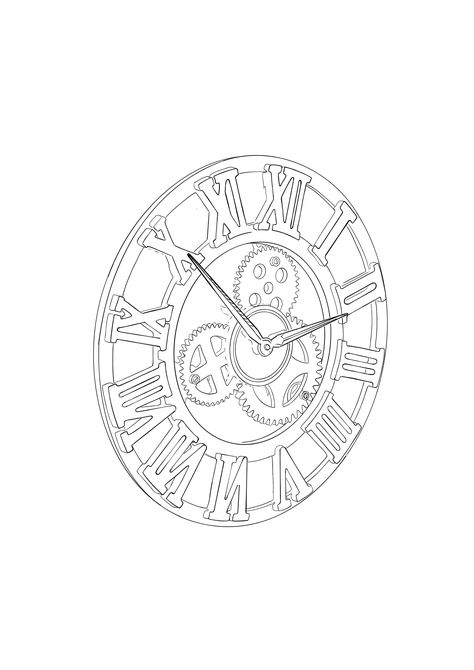 Tattoo Design Traditional, Time Clock Tattoo, Pocket Watch Tattoo Design, Leg Sleeve Tattoos, Watch Tattoo Design, Clock Stencils, Leg Tattoo Ideas, Clock Tattoo Design, Tattoo Outline Drawing