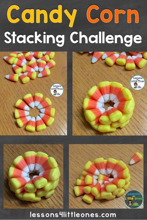 There is a legend that says candy corn got its name because when you stack it up just right it looks like an ear of corn. Click to see how to do this fun candy corn STEM challenge with your students as well as additional fun science & STEM challenges that use candy. Fall Themed Activities For Elementary, Fun Halloween Activities For School, Fun Classroom Halloween Activities, School Halloween Crafts Elementary, Fall Stem Kindergarten, Stem Activities Special Education, Easy Fall Games For Kids, October Steam Activities Elementary, Fall Stem Activities Elementary