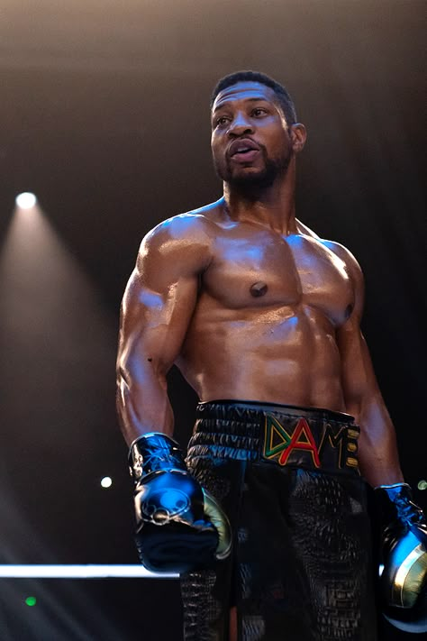 Creed 3 Movie, Jonathan Majors, Creed 3, Boxing Images, Kang The Conqueror, Boxing History, Michael B Jordan, Dope Outfits For Guys, Wallpaper Trends