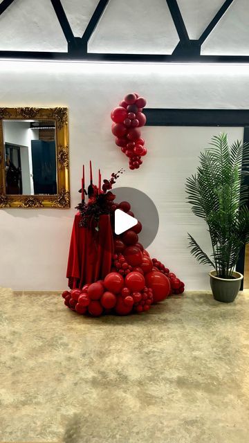 Balloon Posse - Community for balloon artists on Instagram: "“It’s giving Mob Wife” 🌹 🕶️ 💰💋

We had to bring out the deep red, gold and leopard print for the first themed dinner party of the Retreat 🎈Plenty of florals, red grapes, black bows, candles,  acrylic name tags by @nancyloveswholesale , and of course the viral hoop stand, to really pull this theme together 🤌🏼

P.s. if you can’t get enough of this theme, just wait until you see the mug shots and entrance dance vid of the Posse girls 😉 💃🏻 😮‍💨

#mobwife #mobwifeaesthetic #mobwifestyle #redballoons #redaesthetic #leopardprints #luxuryballoons #balloonhoop #balloonhoops #hendoideas #hendoballoons #bacherloretteparty #organicballoons #tablesetting #tablescapestyling" Acrylic Name Tags, Themed Dinner Party, Themed Dinner, Dinner Party Themes, Black Bows, Dirty 30, Mob Wives, Mob Wife, Dinner Themes