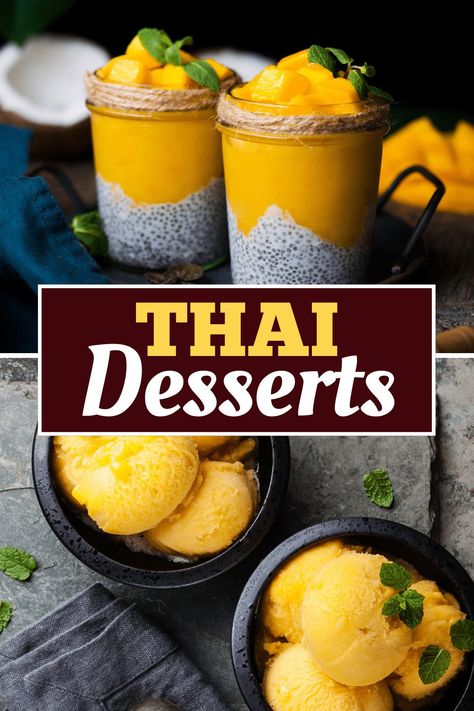 Sticky Rice Mango Recipe Thai Dessert, Thailand Dessert Recipe, Thai Desserts Traditional, Easy Thai Dessert Recipes, Thai Coconut Cake Recipe, Thai Desserts Easy, Thai Dessert Recipe, Thai Deserts, Thailand Dessert