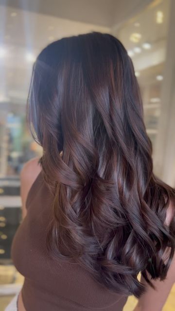 Balayage, Matrix Brown Hair Color, Natural Level 7 Hair Color, Hazelnut Brown Hair, Hazelnut Hair Color, Mocha Brown Hair Color, Hazelnut Hair, Global Hair Color, Mocha Brown Hair