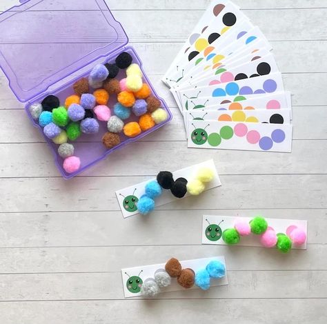 DIYLearningStore - Etsy Montessori, Task Boxes Preschool, Quiet Bins, Quiet Time Boxes, Pattern Cards, Busy Activities, Teaching Essentials, Quiet Time Activities, Pattern Activities