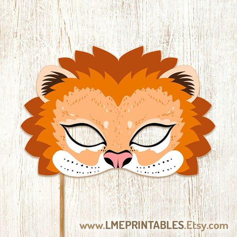 Lion Mask Printable Animal Masks Halloween Costume Childrens Funny Party PDF Feline Birthday Masquerade Adults Kids Mardi Lion King Jungle https://etsy.me/3kDAQaa #lionparty #lionmask #printablemask #diymask #partydecoration #childrensparty #jungleanimals #animalmasks Animals Mask, Printable Animal Masks, Mask Printable, Masks Halloween, Animal Halloween Costumes, Lion King Birthday, Printable Masks, Lion Mask, Lion Costume