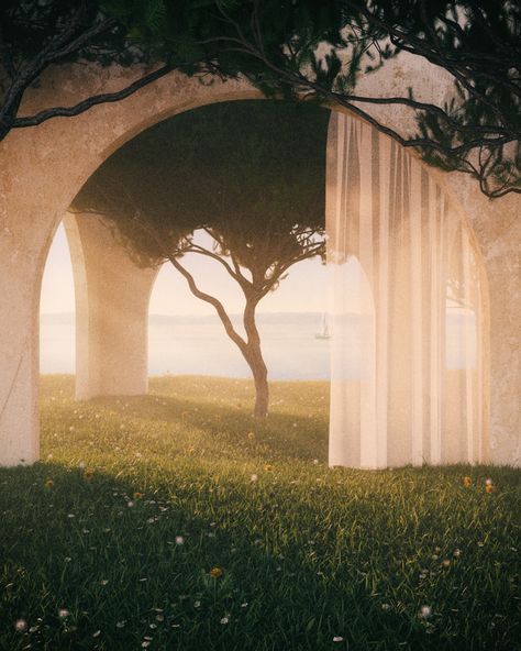 H+ Invites NFT Collectors to an ‘Alternate Reality’ | Crypto.com NFT Dreamscape Architecture, Fotografi Vintage, Summer Escape, Islamic Wallpaper, Happy Girl, Alam Yang Indah, Alam Semula Jadi, Nature Aesthetic, Pretty Places