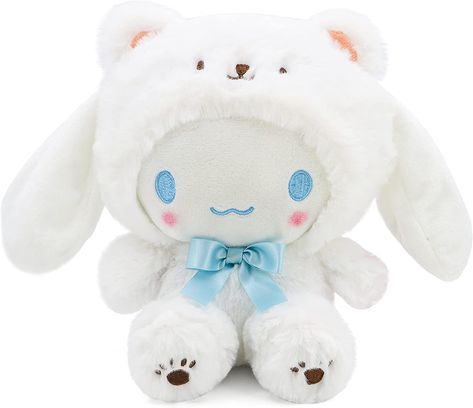 This is a Cinnamonroll Plushie! Kawaii, Polar Bear Plush, Sanrio Cinnamoroll, Kawaii Plush, Kawaii Plushies, Kawaii Cartoon, White Bear, Cute Stuffed Animals, Bear Stuffed Animal