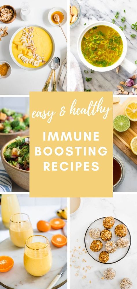 Meals For Immune Support, Immune Boosting Snacks, Immune Support Recipes, Immunity Boosting Dinner, Best Foods For Immune System, Immune Boosting Diet, Foods For Immune Support, Immunity Boosting Breakfast, Immunity Food Recipes