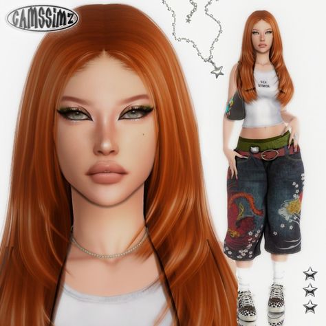 Sims4 90s Cc, Sims 4 Mods Alpha, Sims 4 New Hair Cc, Sims 4 Cc Funky Clothes, Sims 4 Cc Hair Layers, Sims 4 Shirt Cc Patreon, Sims 4 Cas Prompts, The Sims 4 Cc Y2k Hair, Sims Cc Hair Female