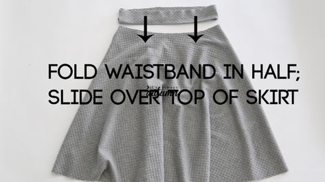 Circle Skirt Pattern Elastic Waist, Diy Clothes Refashion Shirts, Diy Circle Skirt, Skirt Sewing Tutorial, Creative Stitches, Diy Clothes Tops, Diy Clothes Refashion Videos, Half Circle Skirt, Circle Skirt Tutorial