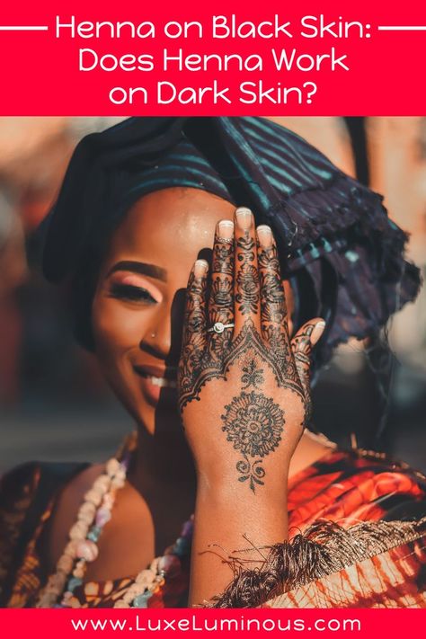 Henna Tattoo Designs Both Hands, Brown Henna On Dark Skin, Henna For Dark Skin, Henna Designs Dark Skin, Henna Designs On Dark Skin, Henna Dark Skin, Henna Tattoo Designs Black Women, African Henna Designs, Nigerian Henna