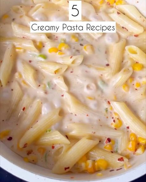 Desi Pasta, Schezwan Sauce, Corn Pasta, Cheese Corn, Creamy Pasta Recipes, Cooked Pasta, Red Chilli Powder, Pasta Ingredients, Salt Flakes