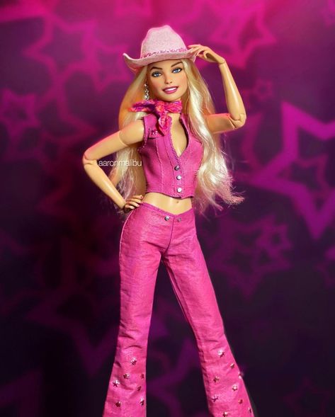 Ryan Gosling Ken Barbie, Cowboy Barbie, Ryan Gosling Ken, Barbie Cowboy, Barbie Photoshoot, 1959 Barbie, Cowgirl Barbie, Film Action, Outfit Barbie