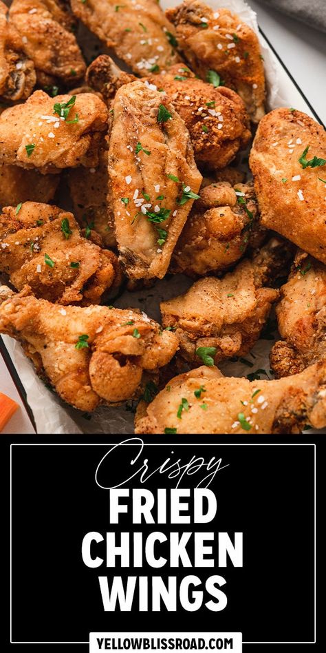 Fried Chicken Wings Fried Chicken Whole Wings, Perfect Fried Chicken Wings, Homemade Wings Fried, How To Deep Fry Chicken Wings, Best Deep Fried Chicken Wings, Fried Chicken Party Wings, Oven Fried Chicken Wings Crispy, Extra Crispy Fried Chicken Wings, Chicken Wings Fried Deep Fryer