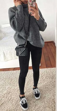 Comfy Jeans Outfit, Comfy Outfits Winter, Look Legging, Vans Outfit, Mode Hippie, Teaching Outfits, Black Jeans Outfit, Denim Outfits, Street Life