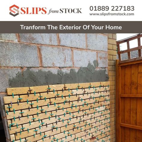 Easily transform the exterior of your home with our Brick Slips! Our Tamisa Blend is perfect to brighten up your home. It'll feel new again! . . . #SlipsFromStock #BrickSlips #Slips #Brick #Bricks #BrickSlip #BrickSlipUK #BrickSlipsUK #BrickSlipsWall #BrickSlipWall #ExposedBrick #FeatureWall #InteriorDesign #BrickTile #BrickTiles #InteriorStyling #Interior #Interiors #BrickFeature #IndustrialDesign #IndustrialDecor Brick Slips Exterior, Brick Wall Interior, Brick Wall Interior Design, Brick Feature Wall, Brick Slips, London Weather, Brick Interior Wall, Reclaimed Brick, Wall Interior