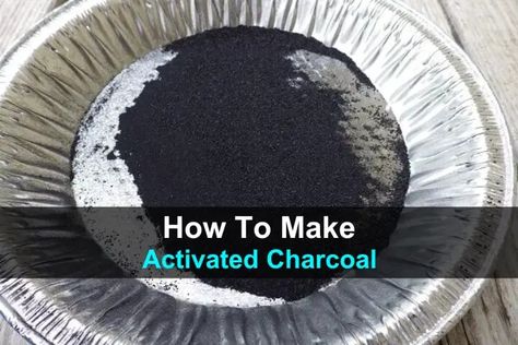 It is very difficult to make activated charcoal, but if you're patient and respect the process, it can be done. How To Make Activated Charcoal At Home, Diy Activated Charcoal, Homesteading Ideas, Building Material, Homestead Survival, Activated Charcoal, Camping Survival, Off Grid Living, Wild Things