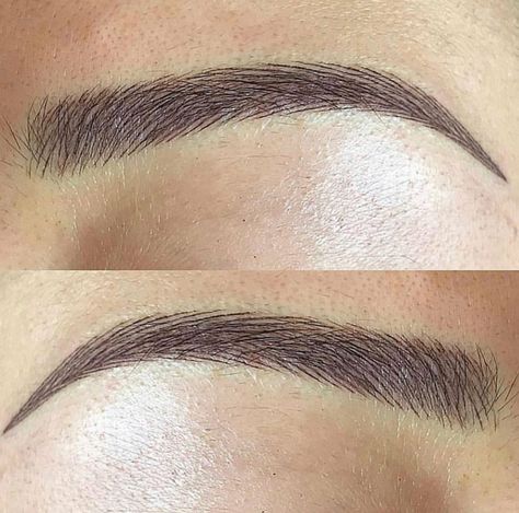 Powdered Eyebrows Permanent, Nano Eyebrows, Eyebrow Reference, Round Eyebrows, Nano Brows, Mircoblading Eyebrows, Ombre Eyebrows, 1920s Makeup, Permanent Makeup Eyeliner