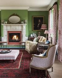 Chintz and repeat: how to decorate with traditional patterned florals | Home | The Sunday Times Charlotte Gaisford, Choosing Fabric, English Country Style, White Linen Bedding, Bedroom Idea, Red Curtains, Classic Interior, Drawing Room, British Design