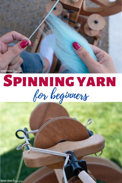 How To Use A Spinning Wheel, Yarn Spinning Tools, How To Spin Yarn By Hand, How To Spin Wool, How To Spin Wool Into Yarn, Diy Spinning Wheel For Yarn, How To Spin Yarn, Spinning Yarn Wheel, Spinning Yarn Drop Spindle