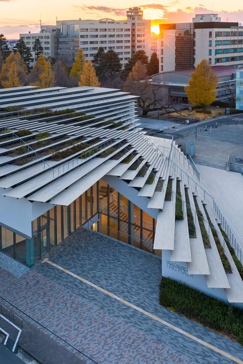 Kengo Kuma Architecture, Underground Building, External Staircase, Japan Architecture, Kengo Kuma, Parametric Architecture, Japanese Architect, Structure Architecture, Bleachers