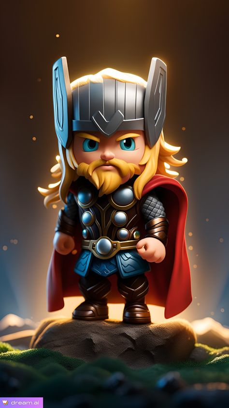 Thor Animated, Thor Cartoon, Emo Stickers, Baby Cartoon Characters, Thor Wallpaper, One Piece Logo, Chris Hemsworth Thor, Baby Printables, Cartoon Pictures