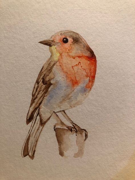 #watercolour #bird #painting Robin Watercolour Painting, Robin Watercolour, Watercolour Robin, Christmas Cars, Watercolour Birds, Watercolour Bird, Drawing Birds, Postcard Ideas, Watercolour Paint