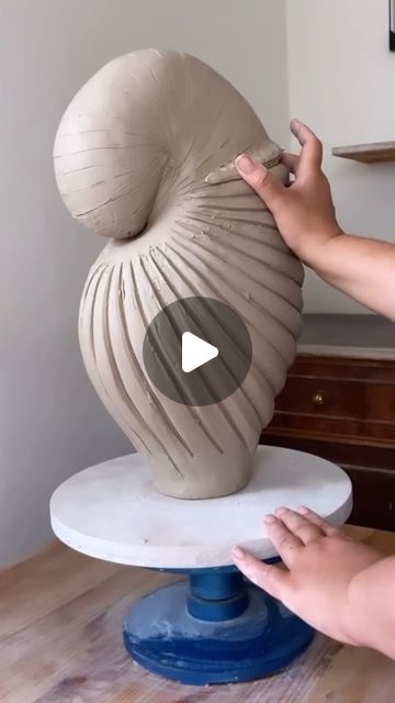 Ceramics Videos on Instagram: "Stoneware sculpture art by @moran.trabelsi" Stoneware Sculpture, Ceramics Videos, By Max, Do You Know What, Ceramic Art, Sculpture Art, You And I, Stoneware, Split