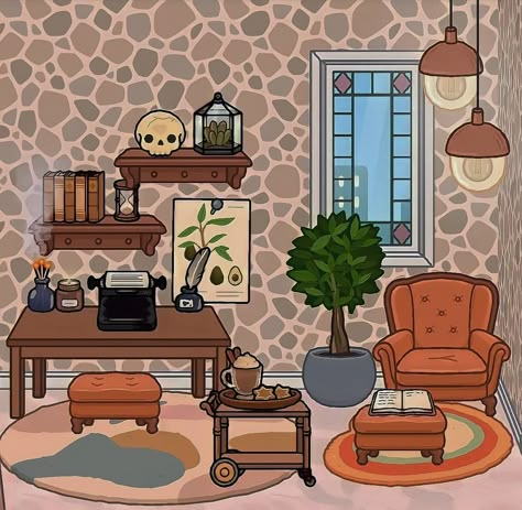 Toca Boca Vintage House, Toca Boca House Design, Toca Rooms, Toca Life Ideas, Toca Boca Room Ideas, Toca Ideas, Toca Boca Room, Toca Boca House, Pusheen Cute