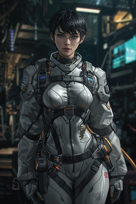 Image Space Oc, Sci Fi Uniform, Sci Fi Clothing, Astronaut Suit, Scifi Fantasy Art, Sci-fi Armor, Female Armor, Urban Outfitters Clothes, Armor Concept