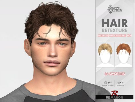 The Sims Resource - TO0708 Hair Retexture Mesh Needed Sims Guys Cc, The Sims 4 Cc Mens Hair, Sims 4 Men’s Hair, The Sims Resource Men Hair, The Sims 4 Men Hair Cc, Sims Men Cc Hair, The Sims Resource Male Hair, Sims 4 Man Cc Hair, Sims 4 Men Hair Alpha