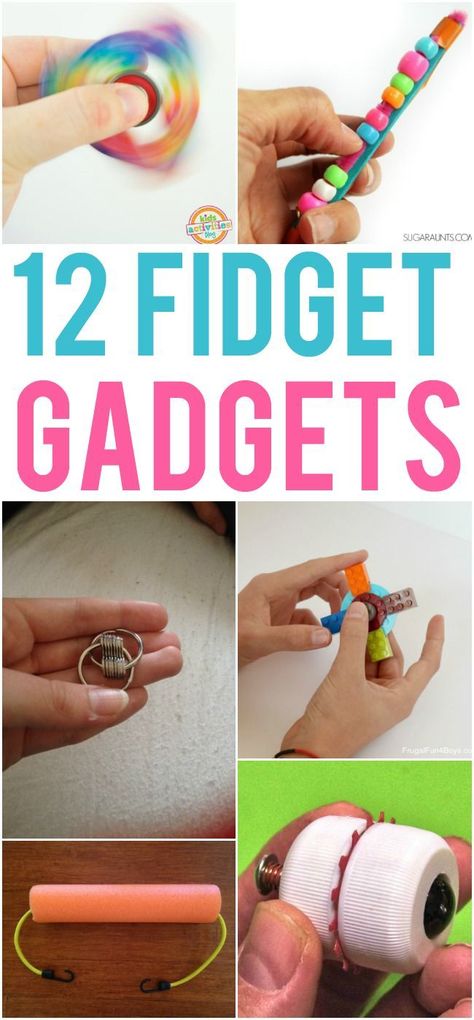 12 DIY Fidget Tools for Kids Homemade Fidget Toys, Fidgets Diy, Tools For Kids, Snail Craft, Fidget Tools, Diy Fidget Toys, Fidget Quilt, Best Kids Toys, Fidget Toys