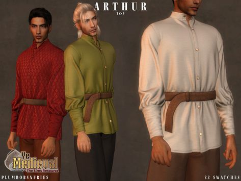 Sims 4 Cc Maxis Match Historical, Sims 4 Cc Medieval Hair Male, Sims 4 Historical Cc Men, Sims 4 1600s Cc, Viking Sims 4 Cc, Sims 4 Medieval House, Peasant Clothes Male, Sims 4 Cc Medieval Clothes Male, Sims 4 Peasant Cc