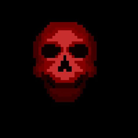 Skull Icon, Glitch Effect, Pixel Art Tutorial, Gothic Wallpaper, Pix Art, Black Phone Wallpaper, Red Icons:), Dark Phone Wallpapers, Red Skull