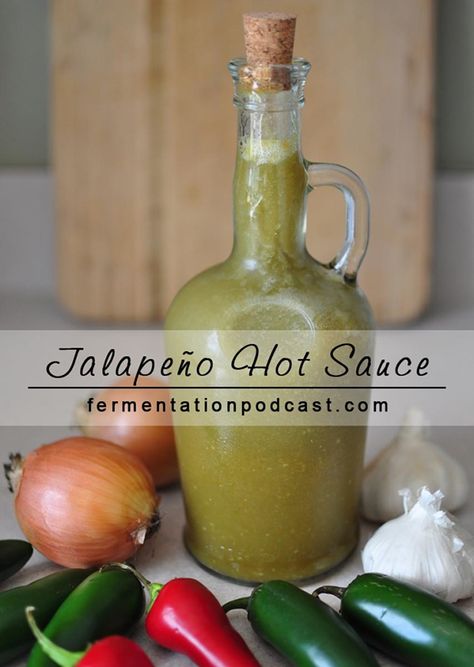 There are endless variations of Fermented Hot Sauce Recipes that can be made with any type of peppers, herbs and fruit. Get the top recipes here. Jalapeno Hot Sauce Recipe, Fermented Hot Sauce Recipe, Green Hot Sauce, Jalapeno Recipe, Fermented Hot Sauce, Hot Sauce Recipe, Recipe Sauce, Sauce Au Poivre, Homemade Hot Sauce