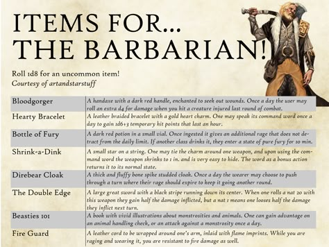 Barbarian Dnd, Dnd Stories, Dungeon Master's Guide, Dnd Classes, Dungeons And Dragons 5e, D D Items, Dnd 5e Homebrew, Dungeons And Dragons Game, Rpg Map