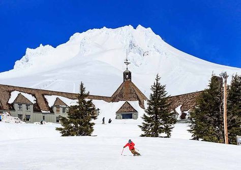 Timberline Lodge Ski Area | Mt. Hood, Oregon | Lodging | Timberline Lodge Mount Hood Oregon, Timberline Lodge, Overlook Hotel, Modern Wedding Venue, Movie Locations, Mount Hood, Ski Area, Travel Wanderlust, Filming Locations