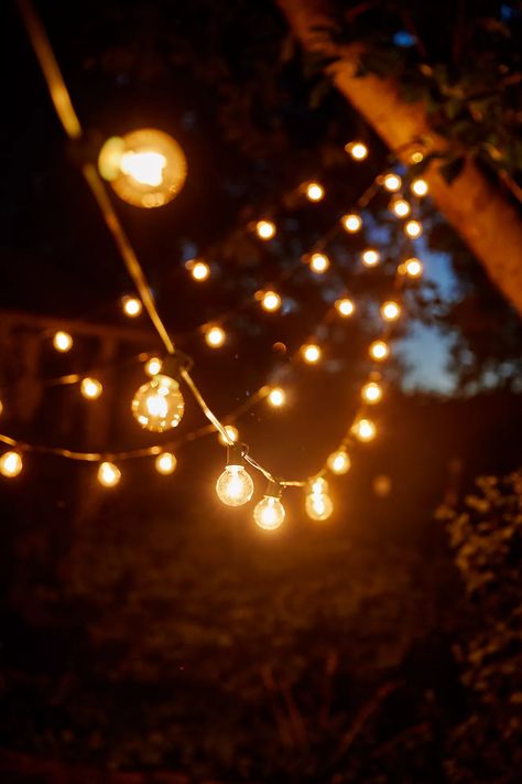 Stargazer Garden Lights Classic Clear LED Bulbs, Set of 21 | Terrain Lantern Pathway, Garden Lights, Bhldn Weddings, Home Decorating Ideas, Hand Poured Candle, String Lights Outdoor, Twinkle Lights, Unique Lighting, Wedding Lights