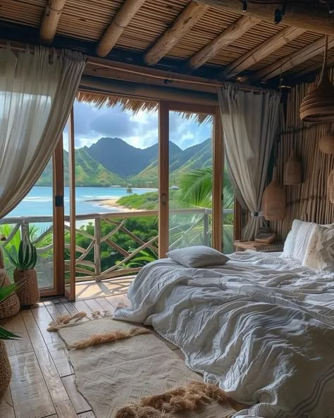 Beach House Room, Beach House Aesthetic, Tropical Bedrooms, Dream Life House, Hawaii Homes, Beach House Design, Pretty House, Beautiful Bedrooms, Dream Bedroom