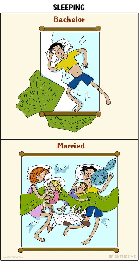 Before And After Marriage, Life After Marriage, Cute Couple Comics, Weird But True, Couples Comics, After Marriage, Marriage Humor, Funny Cartoon Quotes, Funny Illustration