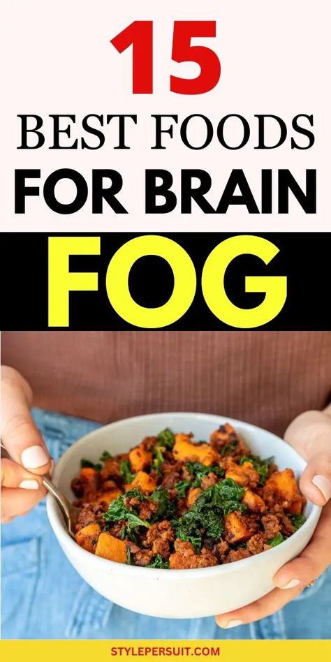 15 Best Foods for Brain Fog You Really Need - StylePersuit Brain Food Snacks, Brain Fog Supplements, Improve Memory Brain, Brain Fog Remedies, Brain Fog Causes, Foods For Brain, Clear Brain Fog, Gut Recipes, Good Brain Food