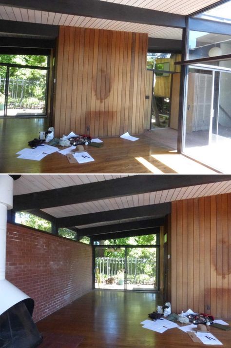 Before + After – The Remodel Of A Mid-Century Modern House From 1962 Mid Century Home Renovation, Mid Century House Renovation, 90s Home Update, Mid Century Modern Design Ideas, Small Mid Century House, Mcm Renovation, 1970 House Remodel, Updated Mid Century Modern, 1970s House Remodel