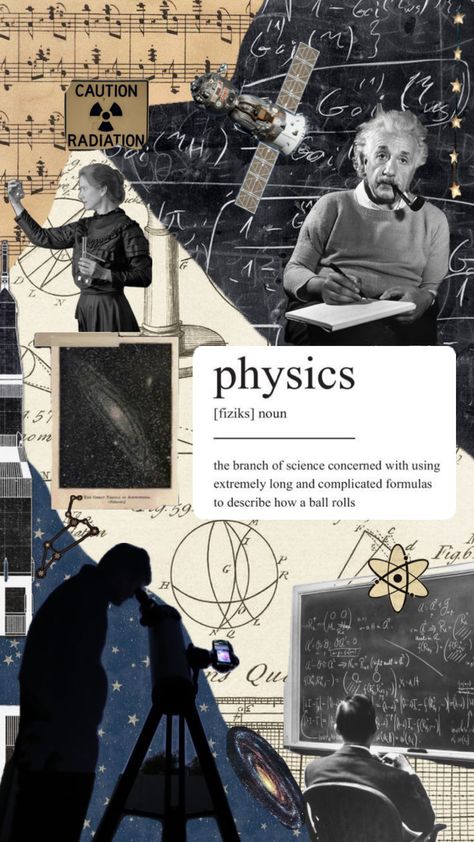 #physics #vintage #wallpaper #vintage #vibes #books #engineering #mariecurie #alberteinstein #radioactivity #astrophysics #astronomy #math #music #space Math Wallpaper, Music Space, Branches Of Science, School Book Covers, Intp T, Star Wars Background, Biology Art, Math Notes, Marie Curie