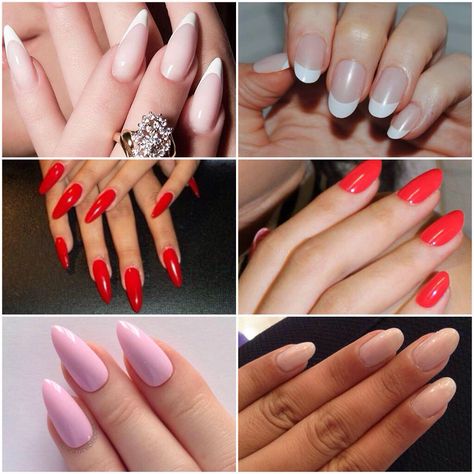 Almond Vs Stiletto Nails, Almond Shaped Nails, Shaped Nails, Almond Shape Nails, Almond Shaped, Stiletto Nails, Almond, Fashion Beauty, Nails