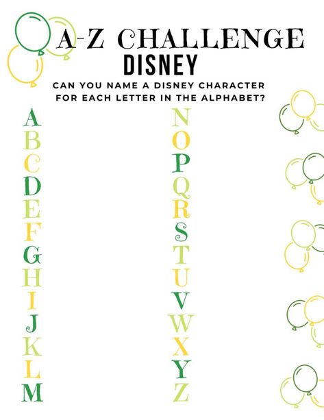 Play the Scattergories game using this free printable. Ideal for kids, the category game challenges those looking for activities for family isolation. This set includes Disney scattergories, travel categories and more. Each list can be printed at home. Disney Outdoor Games, Disney Learning Activities Free Printables, Disney Club Ideas, Disney Scattergories Lists, Disney Educational Activities, Disney Printables Free Activities, Disney Party Games For Adults, Disney Stem Activities For Kids, Disney Games For Kids Activities