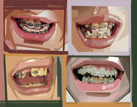 Teeth Art, Arte Inspo, Digital Painting Tutorials, B Day, Anatomy Art, Art Poses, Art Tutorials Drawing, Sketchbook Art Inspiration, Digital Art Tutorial