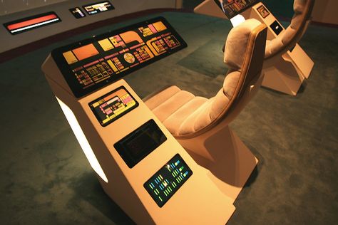 TNG Bridge 203 | Star Trek TNG Bridge replica from the Star … | Flickr Colorful Desert, Desert Planet, Nerd Cave, Star Trek Ds9, Star Trek Tng, Spaceship Interior, Model Maker, Star Trek Enterprise, Control Panels